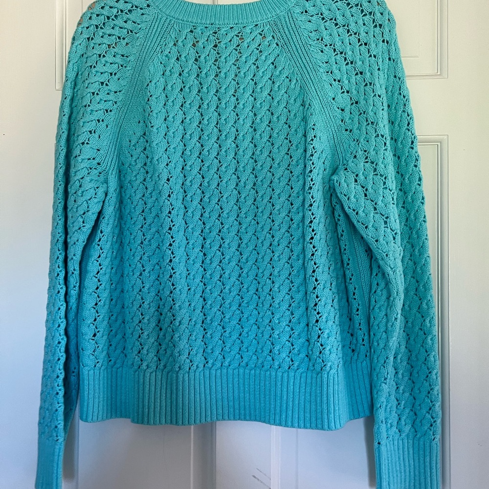 Talbots Turquoise Sweater - Picture 4 of 4